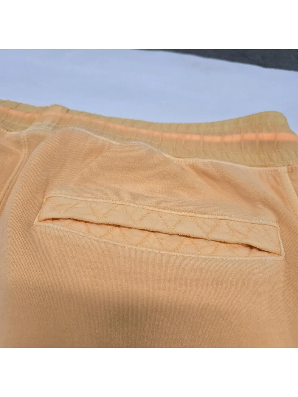 EUC Mens SMALL Oversized Air Jordan 23 Engineered Pants Peach Gummi-Patch CJ5999